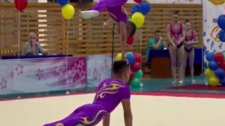 Павлодарда акробатика және батут гимнастикасы бойынша халықаралық турнир басталды