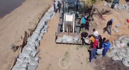 Су тасқыны: Атырау облысында 300 метрге жуық бөгет салынды