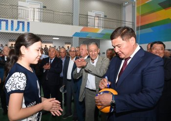 Келбетті спорт кешені есік ашты