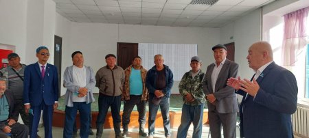 АЭС САЛУДЫ ҚОЛДАУ ЖӨНІНДЕГІ АУДАНДЫҚ ХАЛЫҚТЫҚ ШТАБ ӨКІЛДЕРІ «БИДАЙКӨЛ» ШҚ ҰЖЫМЫМЕН КЕЗДЕСТІ