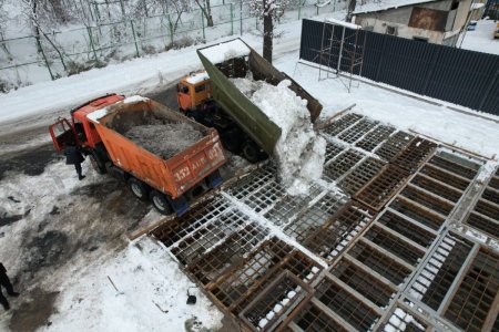 Алматы қаласында алғашқы қар еріту пункті іске қосылды