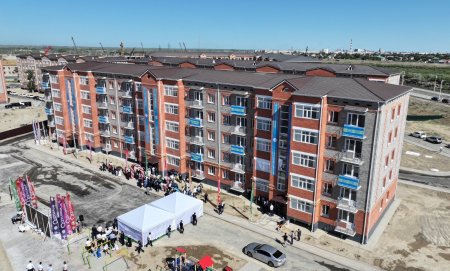 СОЛ ЖАҒАЛАУДА 60 ПӘТЕРЛІК ТҰРҒЫН ҮЙДІҢ КІЛТІ ТАБЫСТАЛДЫ