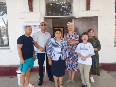 "КЕДЕРГІСІЗ КЕЛЕШЕК" ПАРТИЯЛЫҚ ЖОБАСЫ: ШИЕЛІ АУДАНДЫҚ ЗАҒИПТАР ҚОҒАМЫНДА КЕЗДЕСУ ӨТТІ