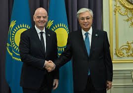 Мемлекет басшысы FIFA президентін қабылдады