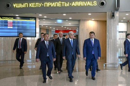 Мемлекет басшысы Қасым-Жомарт Тоқаевтың Қызылорда облысына сапары «Қорқыт ата» халықаралық әуежайының жаңа терминалымен танысудан басталды