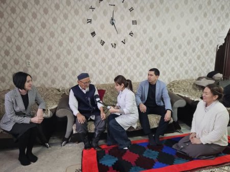 «Ардагерлерді ардақтайық» жобасы аясында медициналық көмек көрсетілді