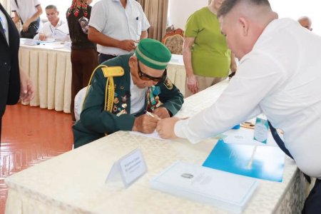 ҰЛЫ ОТАН СОҒЫСЫНЫҢ АРДАГЕРІ ДАУЫС БЕРДІ