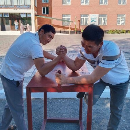 ШИЕЛІДЕ САЙЛАУ КҮНІ СПОРТТЫҚ ЖАРЫСТАР ҰЙЫМДАСТЫРЫЛУДА