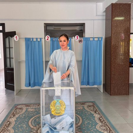 ГҮЛНҰР ОРАЗЫМБЕТОВА ҚҰРЫЛТАЙ САЙЛАУЫНДА ӨЗ ТАҢДАУЫН ЖАСАДЫ