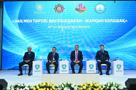 Қазалыда «Заң мен тәртіп: Қауіпсіз қоғам – жарқын болашақ» атты кеңейтілген мәжіліс өтті