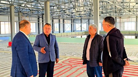 Жаңақорғанда заманауи дене шынықтыру-сауықтыру кешенінің құрылысы жүргізілуде